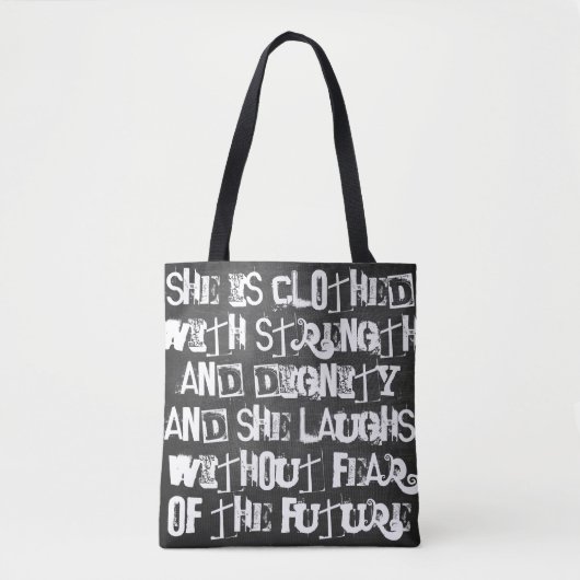 Rad Proverbs31-tas Tote Bag (Voorkant)