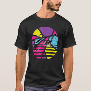Rad Psychedelic Design I Love the 80's T-shirt