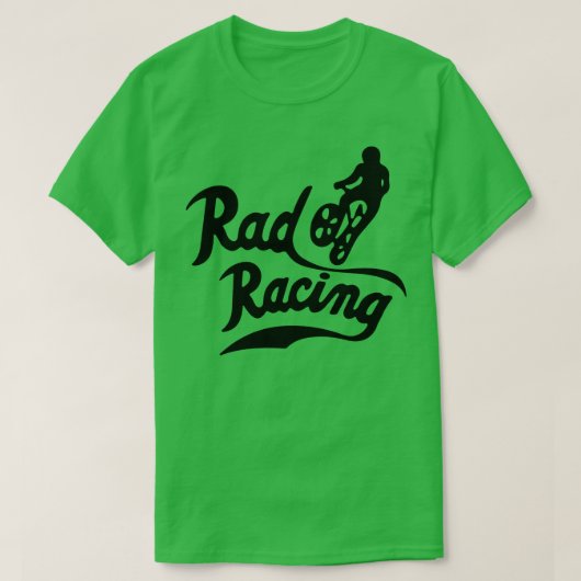 Rad Racing Baseball T-shirt (Design voorkant)