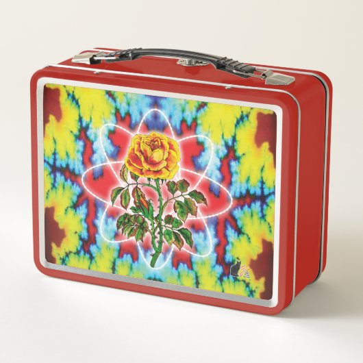 Rad Rad Roos Metalen Lunchbox (Achterkant)