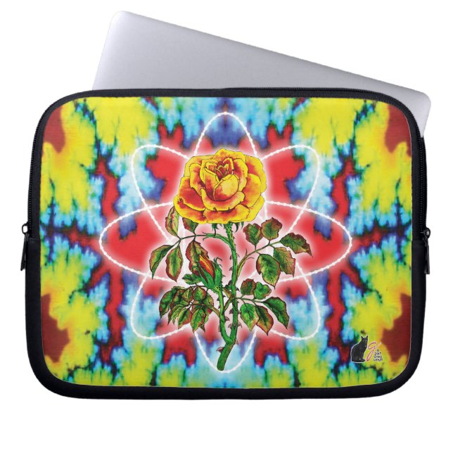 Rad Rad Rose Laptop Sleeve (Voorkant)