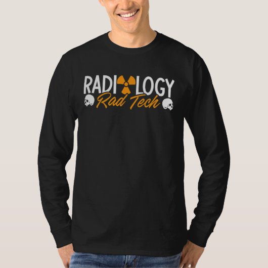 Rad radiology Rad Tech Technoloog T-shirt (Voorkant)