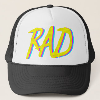 RAD Retro Neon grafische kaart Trucker Pet