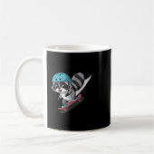 Rad Rocket Wasbeer Skateboarden Ster Koffiemok (Links)