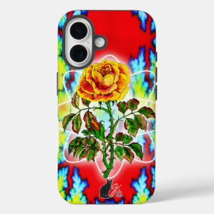 Rad Roos hard iPhone 16 Hoesje