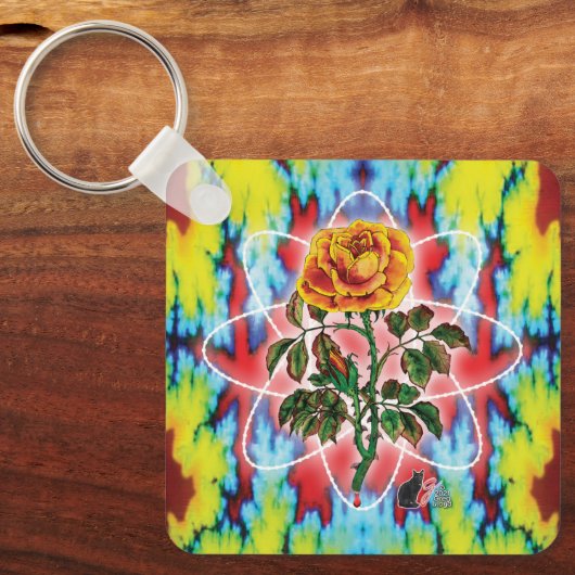 Rad Roos Sleutelhanger (Voorkant)