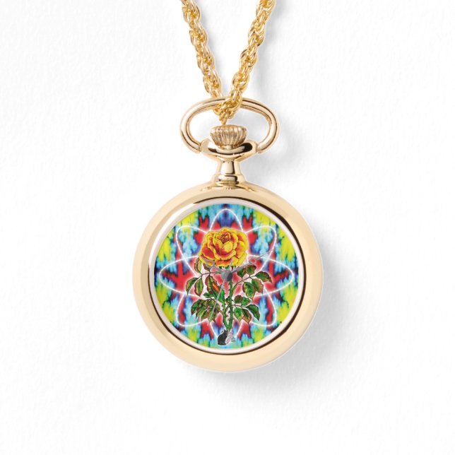 Rad Roos Vrouwen Ketting (Voorkant)