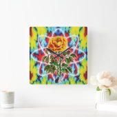 RAD Rozen wandklok (Huis)