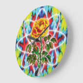 RAD Rozen wandklok (Hoek)