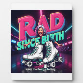 RAD SINCE BIRTH - Roller Skates & Joyful Energy Fotoplaat (Voorkant)