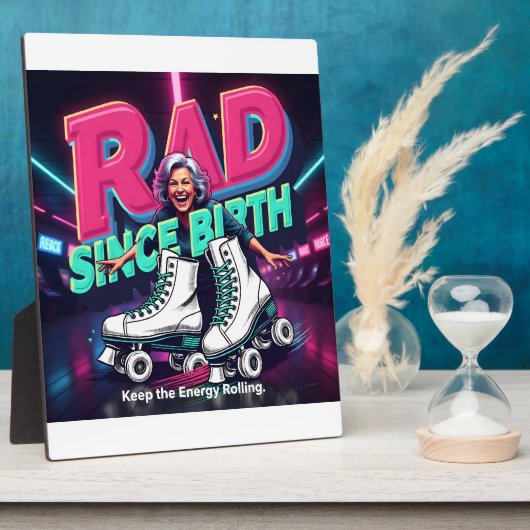 RAD SINCE BIRTH - Roller Skates & Joyful Energy Fotoplaat (Zijkant)