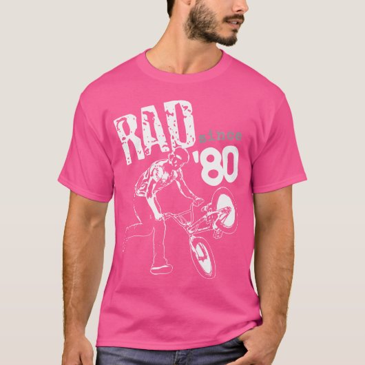 Rad sinds 1980 BMX T-shirt (Voorkant)