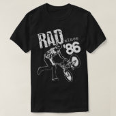 Rad sinds 1986 t-shirt (Design voorkant)
