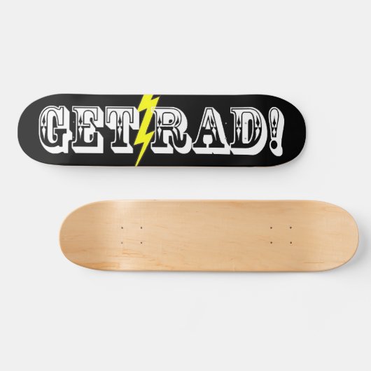 Rad Skateboard (Horizontaal)
