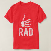 Rad Skeleton Thumb Radiologist T-shirt (Design voorkant)