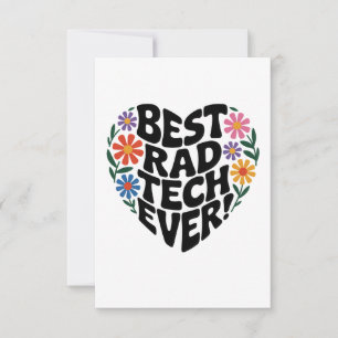 Rad Tech Bedankkaart