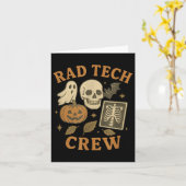 Rad Tech Crew Halloween  Ghost Skeleton X-r Kaart (Gele Bloem)