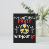 Rad Tech Humor Funny Xray Radiologist Briefkaart (Staand voorkant)