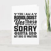 Rad Tech Ja, ik ben radioloog en radiologie Kaart (Voorkant)