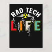Rad Tech Life Skeletons Xray Funny Radiology Briefkaart (Voorkant)
