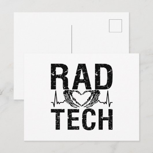 Rad Tech Medicine Technoloog radiology Tech Briefkaart (Voorkant / Achterkant)