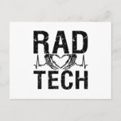 Rad Tech Medicine Technoloog radiology Tech Briefkaart (Voorkant)