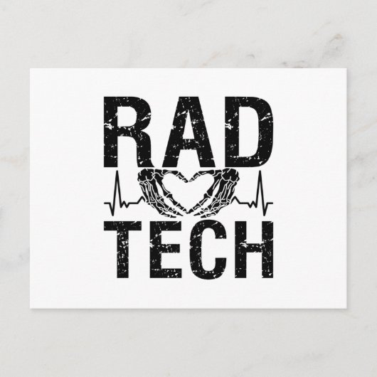 Rad Tech Medicine Technoloog radiology Tech Briefkaart (Voorkant)