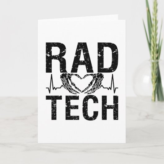 Rad Tech Medicine Technoloog radiology Tech Kaart (Voorkant)