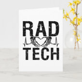 Rad Tech Medicine Technoloog radiology Tech Kaart (Gele Bloem)