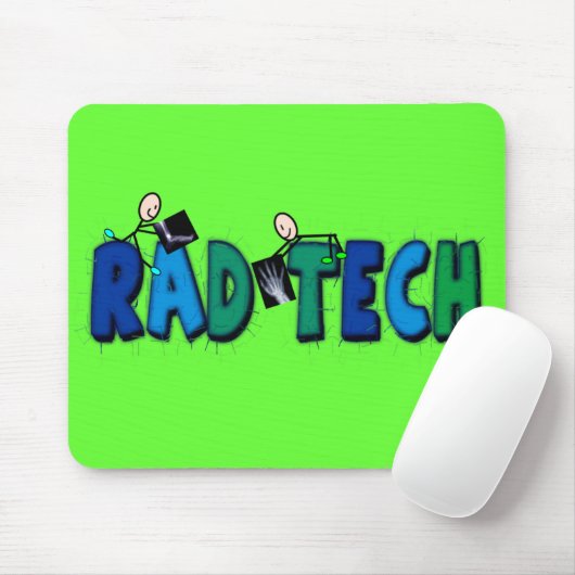 Rad-tech met design voor stekkers en rays muismat (Met muis)