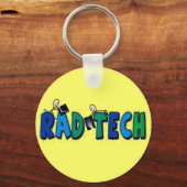 Rad-tech met design voor stekkers en rays sleutelhanger (Voorkant)