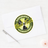 Rad Tech Ronde Sticker (Envelop)