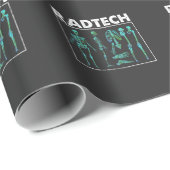 Rad Tech Skeleton Xray Botten Radiologie Technicus Cadeaupapier (Rol Hoek)