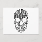 Rad Tech Skull Technoloog Xray Radiology Tech Briefkaart (Voorkant)