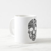 Rad Tech Skull Technoloog Xray Radiology Tech Koffiemok (Voorkant links)