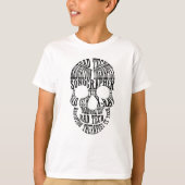 Rad Tech Skull Technoloog Xray Radiology Tech T-shirt (Voorkant)
