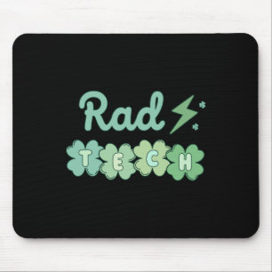 Rad Tech St Patricks Day Röntgenfoto Iers Gelukkig Muismat