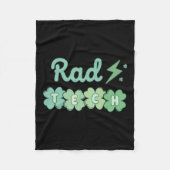 Rad Tech St Patricks Day Xray Ierse Lucky Radiolog Fleece Deken (Voorkant)