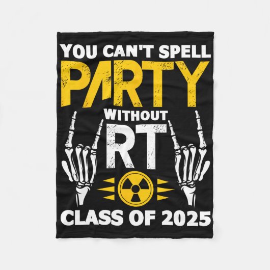 Rad Tech Student RT CL van 2025 Radiologie Afstude Fleece Deken (Voorkant)