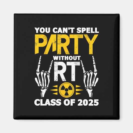 Rad Tech Student RT CL van 2025 Radiologie Afstude Magneet (Voorkant)