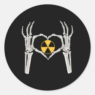 Rad Tech X Ray Skelet Radiologie Student Technica Ronde Sticker