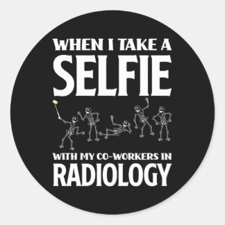 Rad Tech Xray Tech Radiologie Technicus Radiologie Ronde Sticker