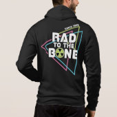 "Rad to the Bone" Radiology Zip Hoodie (Mannen) (Achterkant)
