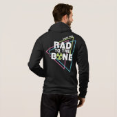 "Rad to the Bone" Radiology Zip Hoodie (Mannen) (Achterkant volledig)