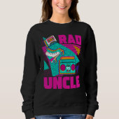 Rad Uncle 90s Aesthetic Nostalgia 1990's Retro Unc Trui (Voorkant)
