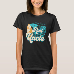 Rad Uncle De Grote Een 1e Verjaardag Surf Familie T-shirt