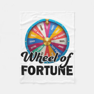 Rad van fortuin kleren vaders dag wiel van fort fleece deken