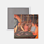 Rad van Fortuin, Las Vegas, Nevada Oud Casino Magneet (Voorkant / Achterkant)