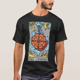 Rad van Fortune Tarot Kaart Rider Waite T-Shirt.pn T-shirt
