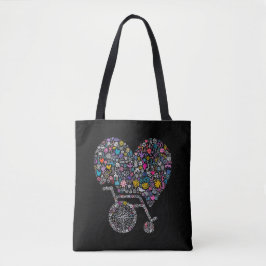 Rad van vele levens tote bag